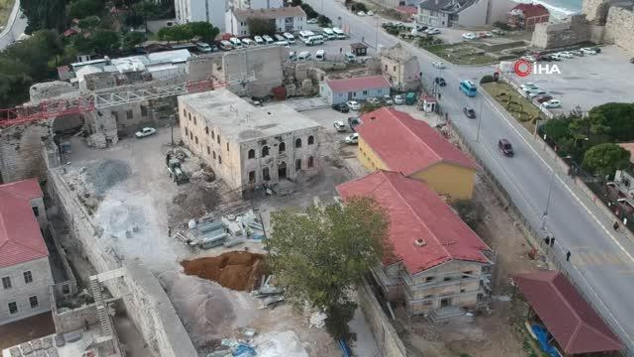 Tarihi Sinop Cezaevi'ndeki restorasyon çalışmalarında sona gelindi