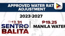 Hirit na umento ng Manila Water at Maynilad, inaprubahan na ng MWSS