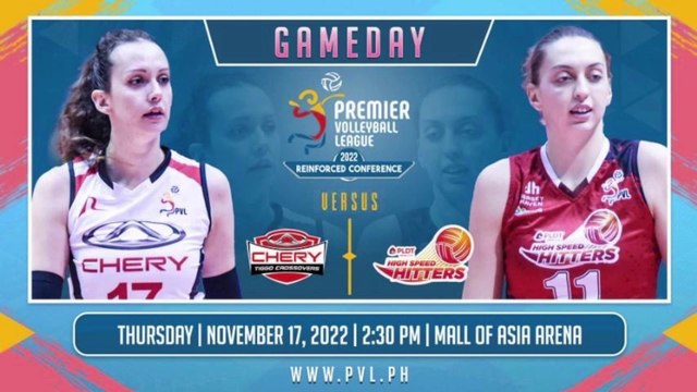GAME 1 NOVEMBER 17, 2022 | CHERY TIGGO CROSSOVERS vs PLDT HIGH SPEED HITTERS | 2022 PVL REINFORCED CONFERENCE