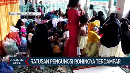 Download Video: Ratusan Pengungsi Rohingya Terdampar