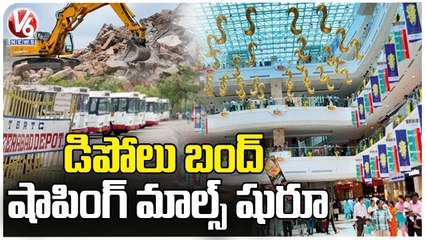 RTC Workers In Fear Over Closing Of RTC Depots One By One In Hyderabad | V6 News