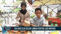 Kreativitas Tanpa Batas! Dalang Cilik Sulap Limbah Kertas jadi Wayang