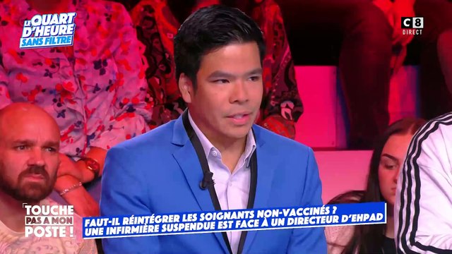 Echange tendu entre deux invités de Touche pas à mon poste hier soir à propos des personnels soignants non vaccinés: J'irais vous chercher par la peau des fesses - VIDEO