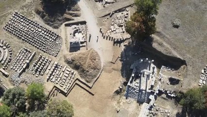 Lagina Hekate Kutsal Alanı'nın giriş kapısı restore edildi