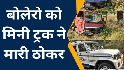 अनूपपुर: सीईओ जनपद की गाड़ी दुर्घटनाग्रस्त, बाल-बाल बचे एसडीओ -उपयंत्री