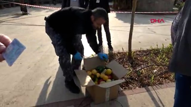 Doktora 'hediye olsun' diye getirdiği koli, polisi alarma geçirdi