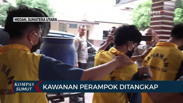Polisi Tangkap Kawanan Perampok Bercelurit di Medan