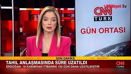 Cumhurbaşkanı Erdoğan duyurdu! Tahıl anlaşması 120 gün uzatıldı
