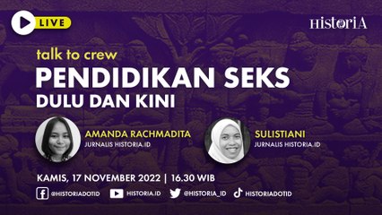 Talk To Crew - Pendidikan Seks Dulu dan Kini