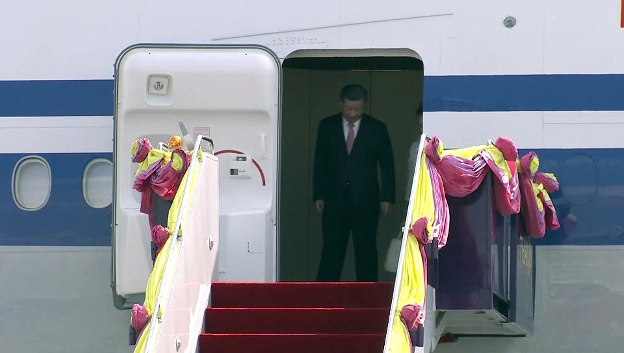 "สี จิ้นผิง" ผู้นำจีน เดินทางถึงไทยร่วมเอเปค 2022