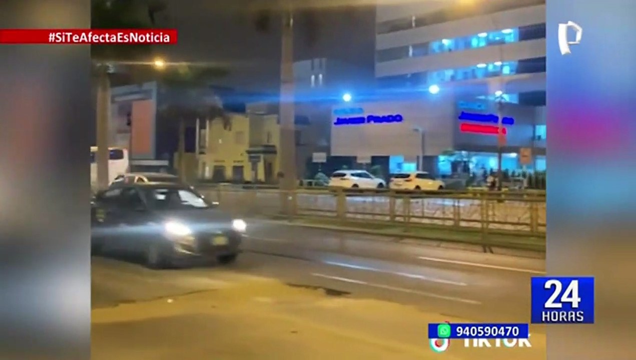 San Isidro: conductores perjudicados por desnivel en la avenida Javier Prado