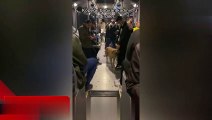 Başıboş sokak köpeği metrobüste ortalığı karıştırdı! 