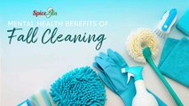 Mental health benefits of fall cleaning