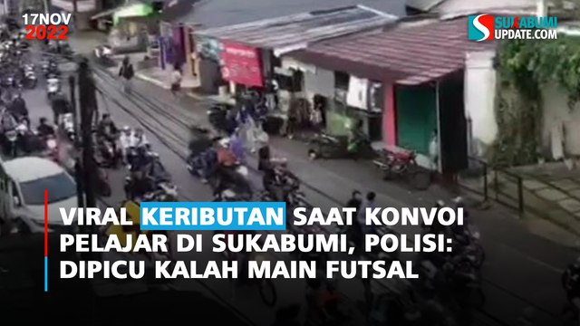 Viral Keributan Saat Konvoi Pelajar di Sukabumi, Polisi: Dipicu Kalah Main Futsal