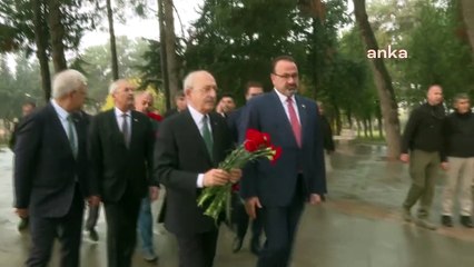 Kılıçdaroğlu, Millî Mücadele kahramanı Şahinbey’in mezarını ziyaret etti