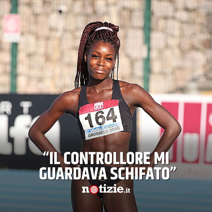 L’atleta veronese Rebecca Pavan, vittima di un episodio di razzismo