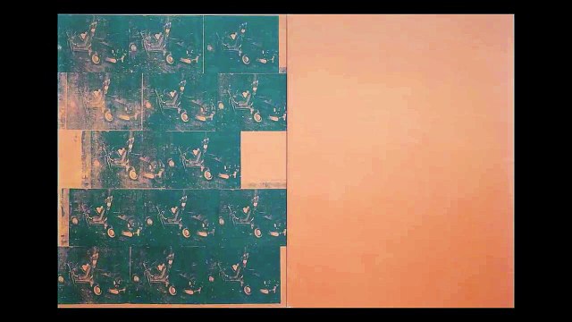 Une toile monumentale et emblématique d'Andy Warhol dans les années 60, White Disaster , vendue 85 millions de dollars aux enchères chez Sotheby's à New York - VIDEO