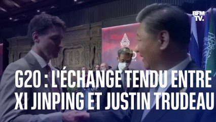 L'échange tendu entre Xi Jinping et Justin Trudeau en clôture du G20