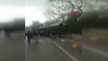 Kadıköy'de metrobüs kazası (1)