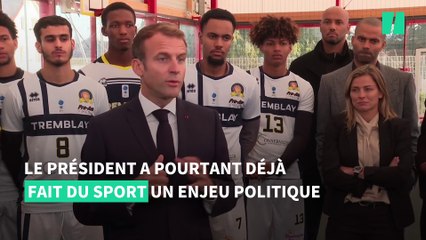 Quand Emmanuel Macron politisait le sport