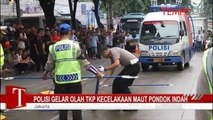 Polisi Gelar Olah TKP Kecelakaan Maut Pondok Indah