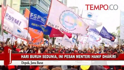 Hari Buruh Sedunia, Ini Pesan Menteri Hanif Dhakiri