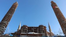 Selimiye Camii'nde restorasyon çalışmaları sürüyor