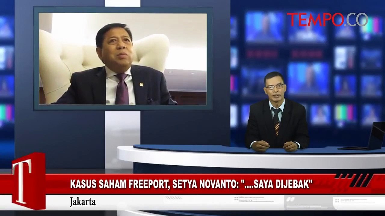 Kasus Saham Freeport, Setya Novanto: Saya Dijebak