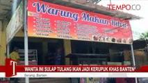 Wanita Ini Sulap Tulang Ikan Jadi Kerupuk Khas Banten