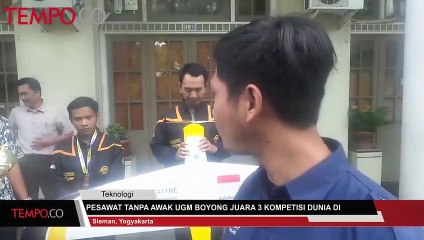 Pesawat Tanpa Awak UGM Boyong Juara 3 Kompetisi Dunia di Turki