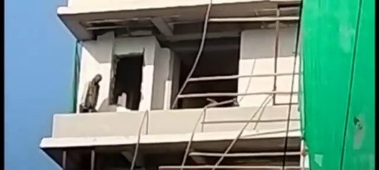 JCB ran on illegal colony in Luniawas