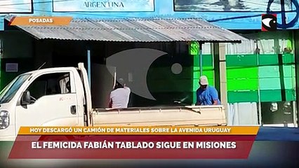 El femicida Fabián Tablado sigue en Misiones