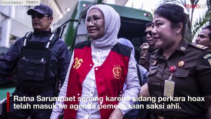 Ratna Sarumpaet: Harapannya Gue Dibebasin