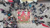 (Dron) Terör saldırısında hayatını kaybedenler İstiklal Caddesi'nde anılıyor