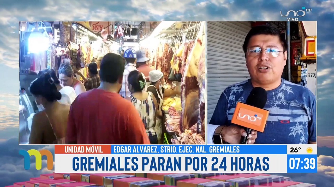 Gremiales inician paro de 24 horas con cierre de mercados por un censo 2023
