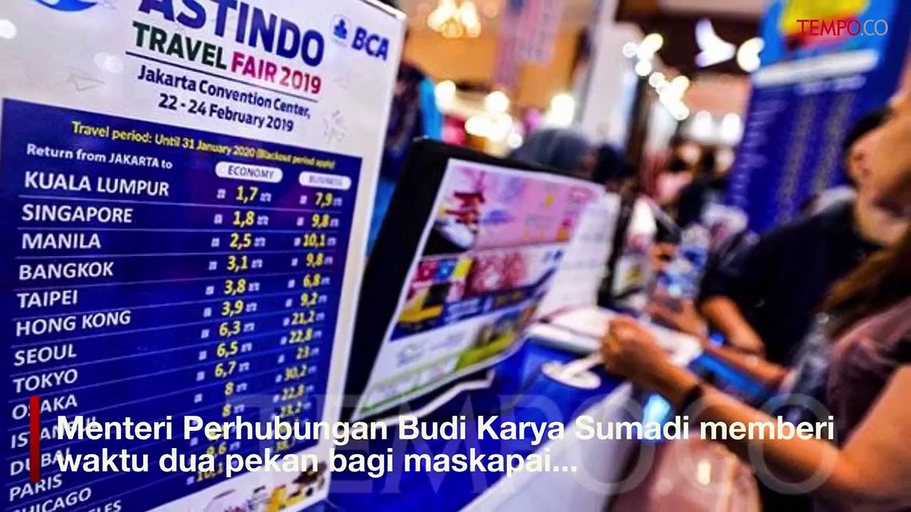 Maskapai Diberi Waktu 2 Pekan, Turunkan Harga Tiket Pesawat