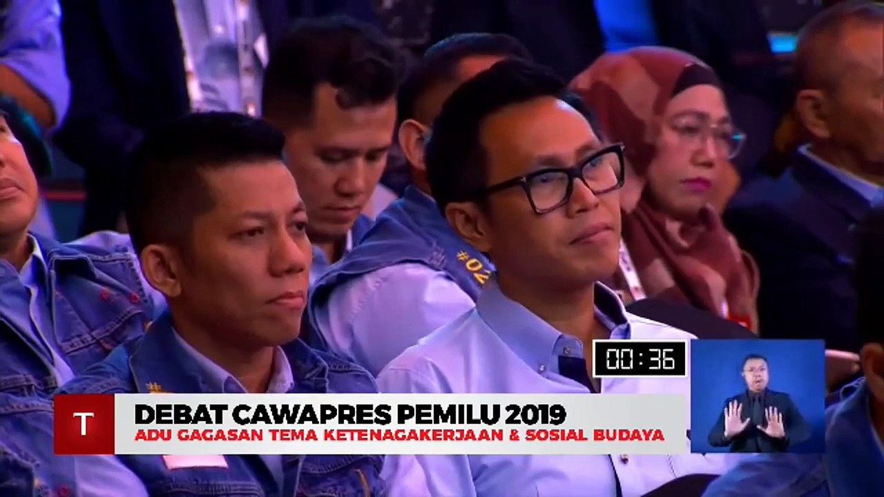 LIVE STREAMING: DEBAT CAWAPRES PEMILU 2019