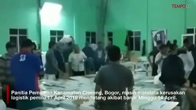 Banjir Rendam Kotak Suara di Bogor, Nasib Surat Suara?