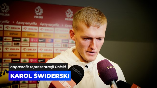Karol Świderski po meczu Polska-Chile