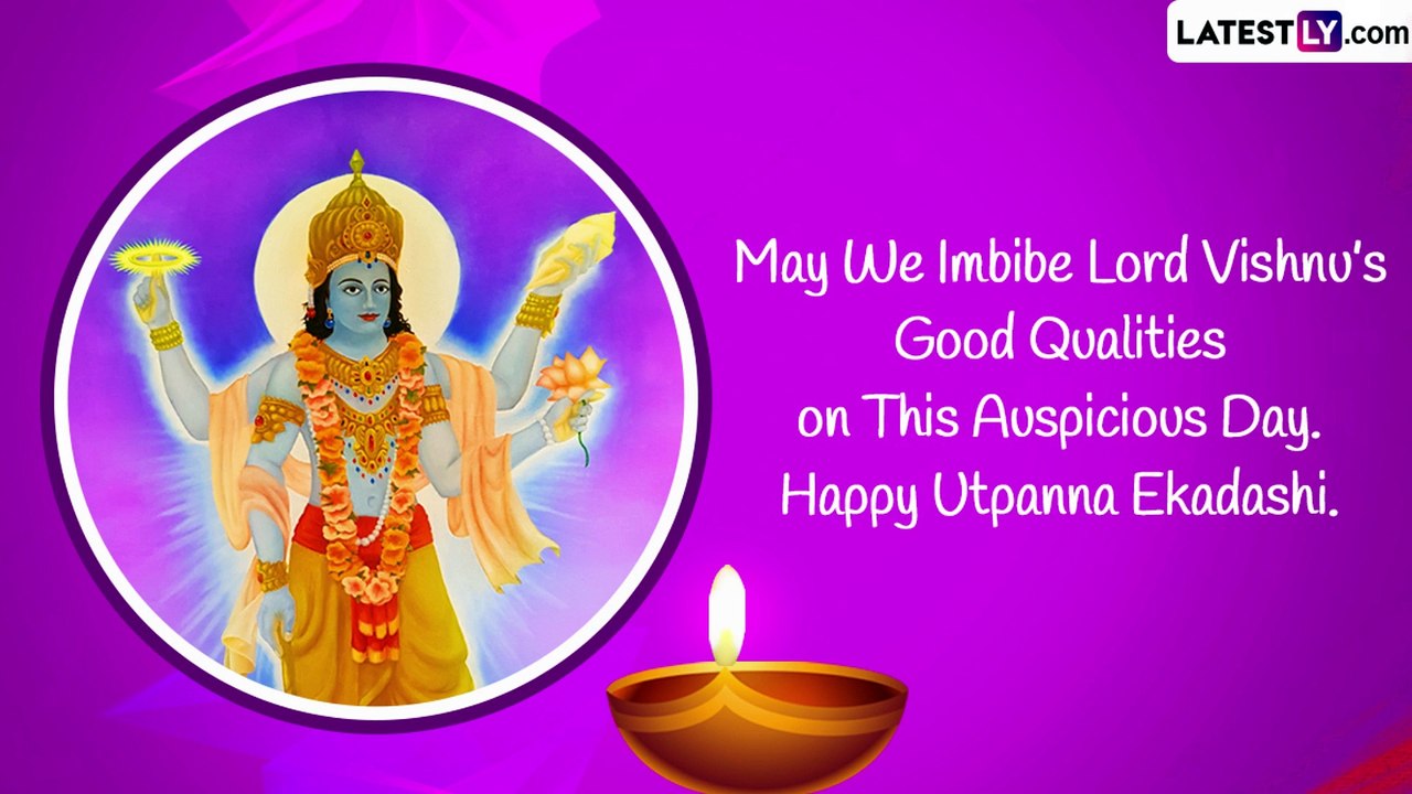 Happy Utpanna Ekadashi 2022 Wishes To Share With Everyone You Know On ...