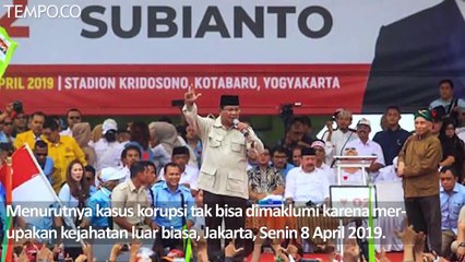 Prabowo Akan Beri Pensiun Koruptor, Begini Tanggapan KPK