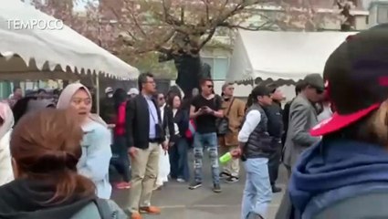 WNI di Tokyo Rela Antre Berjam-jam Demi Pemilu 2019