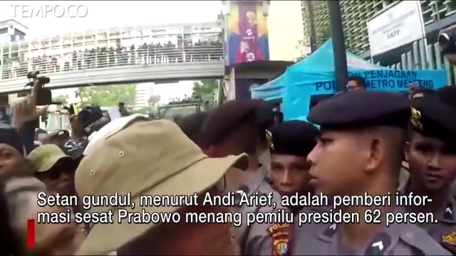 Kivlan Zen Unjuk Rasa ke Bawaslu, Sindir Setan Gundul