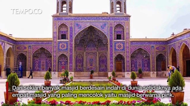 Uniknya Masjid Pink di Dunia