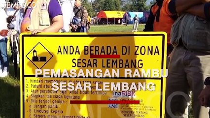 Rambu Dipasang di Jalur Sesar Lembang, Ini Reaksi Warga