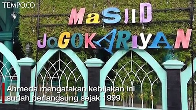 Di Masjid Ini, Sandal Hingga Sepeda Motor Hilang Akan Diganti
