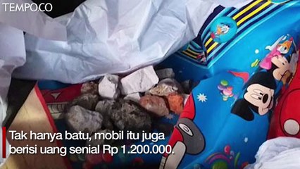 Ambulans Partai Gerindra Pengangkut Batu di Tahan Polisi