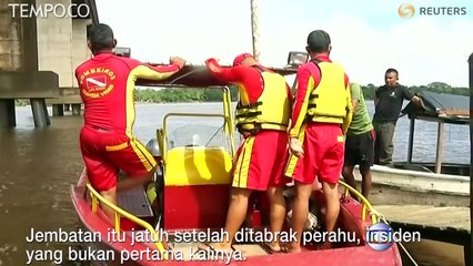Jembatan Runtuh Ditabrak Perahu di Brasil, Ini Akibatnya