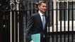 Moment Jeremy Hunt confirmed the UK has entered recession