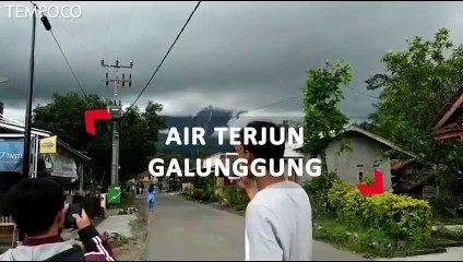 Muncul Air Terjun dari Puncak Gunung Galunggung, Ini Kata PVMBG